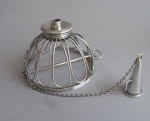 A very rare George III Wirework Globe Wax Jack made in London in 1797 by Henry Greenway