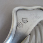 A very fine pair of George II Butter Shells made in London in 1750 by Edward Wakelin.