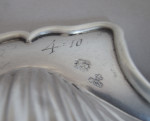 A very fine pair of George II Butter Shells made in London in 1750 by Edward Wakelin.
