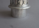 Pierre Platel.  A set of three early George I Britannia Standard Graduated Casters made in London in 1715 by Pierre Platel.