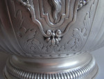 The Baron Guernsey Combination Monteith/Punch Bowl.  An important early Queen Anne Britannia Standard Combination Monteith/Punch Bowl made in London in 1703 by Isaac Dighton.