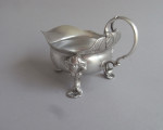 A very rare George II Rococo Creamboat made in London in 1736 by John Montgomery.