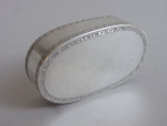 A fine George III hinged Lady's Snuff Box made in London in 1799 by Thomas Brough.