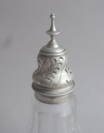 HESTER BATEMAN.  A very fine, and unusual, George III FOUR BOTTLE Cruet made in London in 1785 by Hester Bateman.