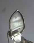 HESTER BATEMAN.  A very fine, and unusual, George III FOUR BOTTLE Cruet made in London in 1785 by Hester Bateman.