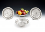 The Collection of the Earl Of Lonsdale at Lowther Castle.  An important & outstanding set of four William IV cast Fruit/Dessert Dishes made in London in 1836 by John Tapley,