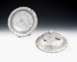 The Collection of the Earl Of Lonsdale at Lowther Castle.  An important & outstanding set of four William IV cast Fruit/Dessert Dishes made in London in 1836 by John Tapley,