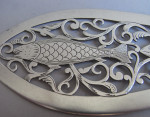 A very fine George III Serving Slice made in London 1775 by Charles Aldridge & Henry Green.