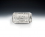 A very rare George III Combination Snuff Box/Vinaigrette made in Birmingham in 1816 by Joseph Willmore.