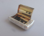 A very rare George III Combination Snuff Box/Vinaigrette made in Birmingham in 1816 by Joseph Willmore.