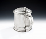 An important Charles II Tankard Made in London in 1675 maker's mark of I.I attributed to John Innes.