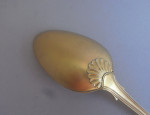 ROYAL.  A very fine set of George III Silver Gilt Stuffing Spoons, in sizes, made in London in 1803 by William Eley & William Fearn.