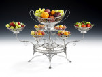 An outstanding George III Neo Classical Epergne made in London in 1784 by James Young.