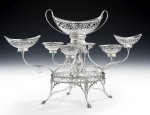 An outstanding George III Neo Classical Epergne made in London in 1784 by James Young.