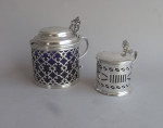 A very rare early George III Mustard Pot, of very large size, made in London in 1769 by Jabez Daniel & James Mince.
