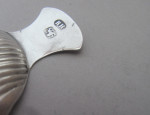 An unusual George III Caddy Spoon made in London circa 1780 by Robert Hennell.