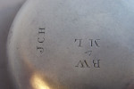 An extremely fine, and unusually engraved, early George II Pap Boat made in London in 1728
