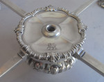 An extremely fine early George III Dish Cross made in London in 1764 by John Langford & John Sebille.