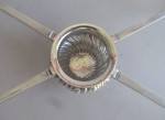 An extremely fine early George III Dish Cross made in London in 1764 by John Langford & John Sebille.