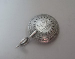 An extremely rare George III Chinoiserie Tea Caddy Spoon made most probably in Birmingham circa 1800.