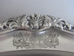 John Houle, Paul Storr's Apprentice.  An outstanding George III Serving Dish made in London in 1819 by John Houle for Holly Grove, Windsor, now home to the current Prince & Princess of Wales.