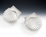 A very fine set of four George III Butter Shells made in London in 1805 by Rebecca Emes & Edward Barnard.