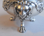 PAUL STORR.  An outstanding pair of William IV Lion Mask Salt Cellars made in London in 1833 by Paul Storr.