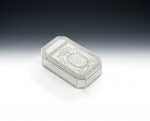 A very rare George III Snuff Box made in Edinburgh circa 1786-90 by Alexander Spence.