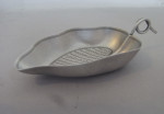 A rare George III Leaf Caddy Spoon made in Birmingham in 1805 by Joseph Willmore.