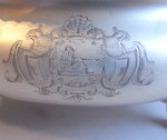 An exceptional set of four George III Heraldic Sauce Tureens made in London in 1810 by Benjamin & James Smith.