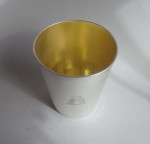 An extremely fine pair of George III Drinking Beakers, of large size, made in London in 1801 by John Robins.