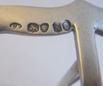 An unusual William IV Toast Rack made in London in 1836 by Charles Fox II