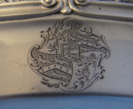 Philip Rundell.  An outstanding & scarce set of twelve George IV Dinner Plates made in London in 1821 by Philip Rundell.