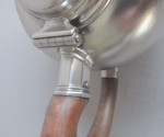 An exceptional George I Bullet Teapot made in London in 1723 by Bowles Nash.