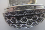 A rare naturalistic Nutmeg Grater made in Birmingham in 1858 by Hilliard & Thomason.