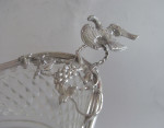 A very unusual early George III silver and glass Centrepiece/Epergne made in London in 1764 by John Henry Vere & William Lutwyche.