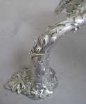 A very unusual early George III silver and glass Centrepiece/Epergne made in London in 1764 by John Henry Vere & William Lutwyche.