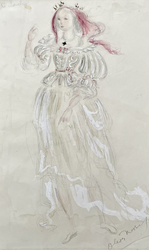 Oliver Messel - Costume Design for The Lady's Not for Burning