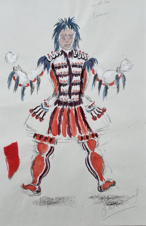 Oliver Messel - Costume Design for a Guard II