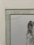 Oliver Messel - Blue Scarab  Dress - Costume Design for Caesar and Cleopatra