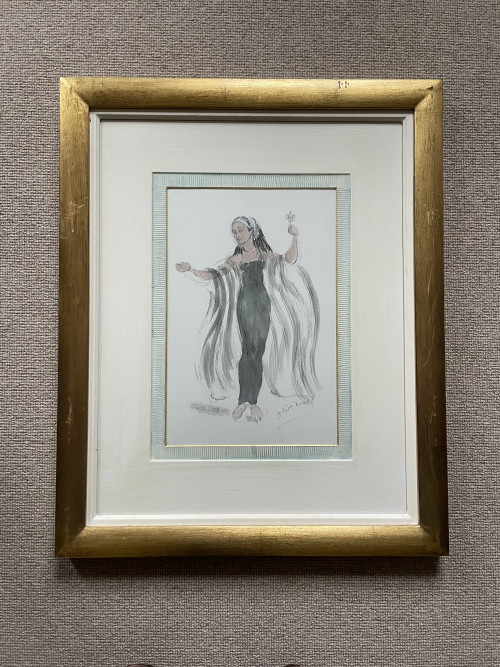Oliver Messel - The Black Dress - Costume Design for Caesar and Cleopatra