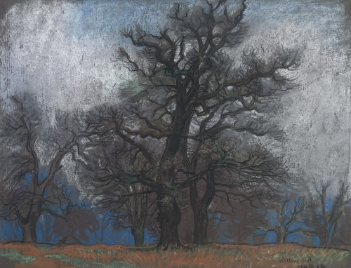 George Clausen - Oak Tree, Richmond Park