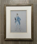 Cecil Beaton - Costume Design for a Man in a Blue Coat