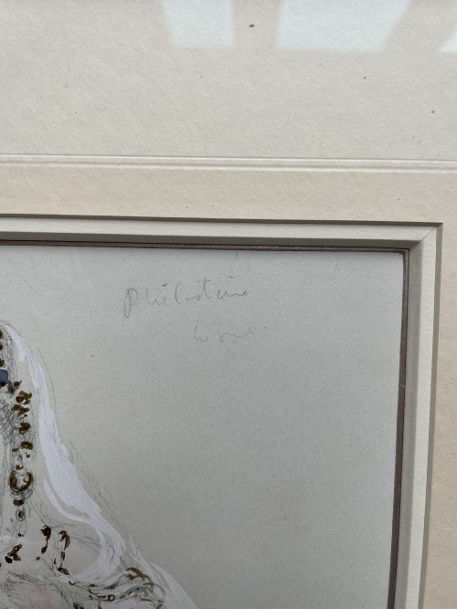 Oliver Messel - Costume Design for a Philistine Woman - Samson - 1958