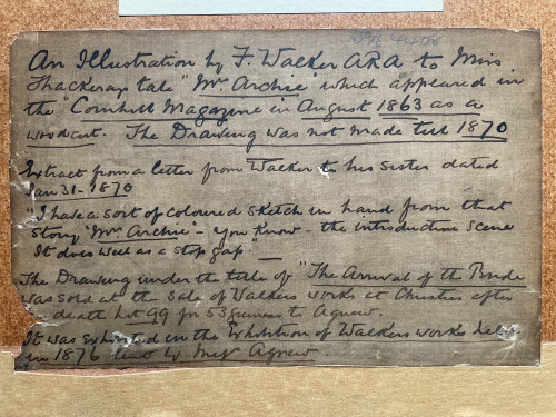 Frederick Walker - The Arrival of the Bride