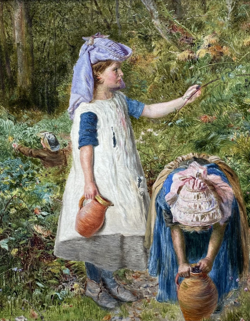 Frederick Smallfield - Blackberrying