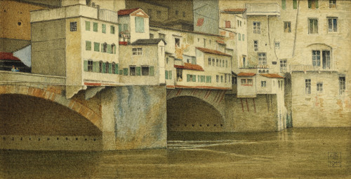 Joseph Southall - Ponte Vecchio
