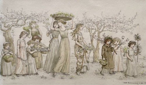 Kate Greenaway - Springtime