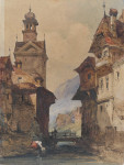 View in an Alpine town