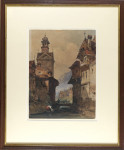 View in an Alpine town